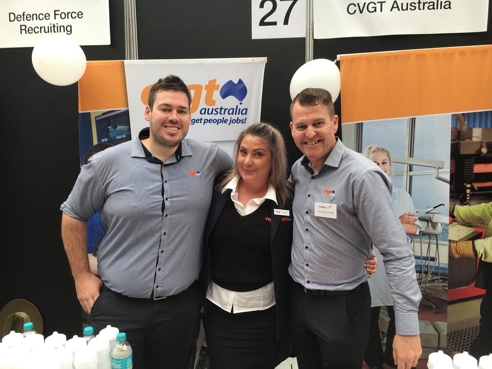 CVGT Tasmania Staff at Department of Employment 2018 Jobs Fair