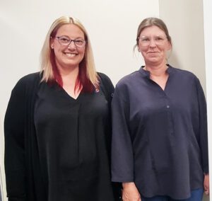 CVGT Employment Consultant Cassie with Workforce Australia participant Stephanie