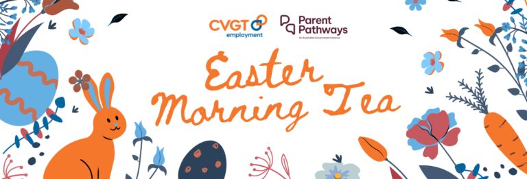 Parent Pathways Melton Easter Morning Tea banner x2
