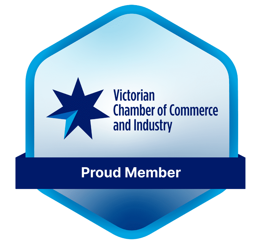 Victorian Chamber of Commerce and Industry membership badge