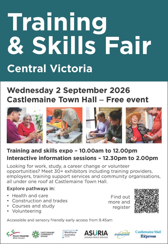 T42 advertisement Castlemaine Mail Training Skills Fair September 2026 003