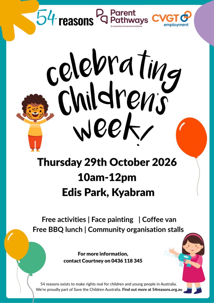 Kyabram Childrens week flyer 2026 FINAL