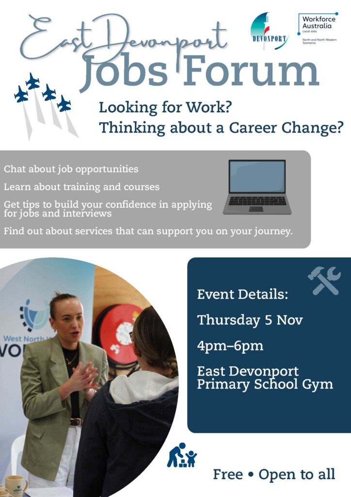 East Devonport Jobs Forum Posters Page 2